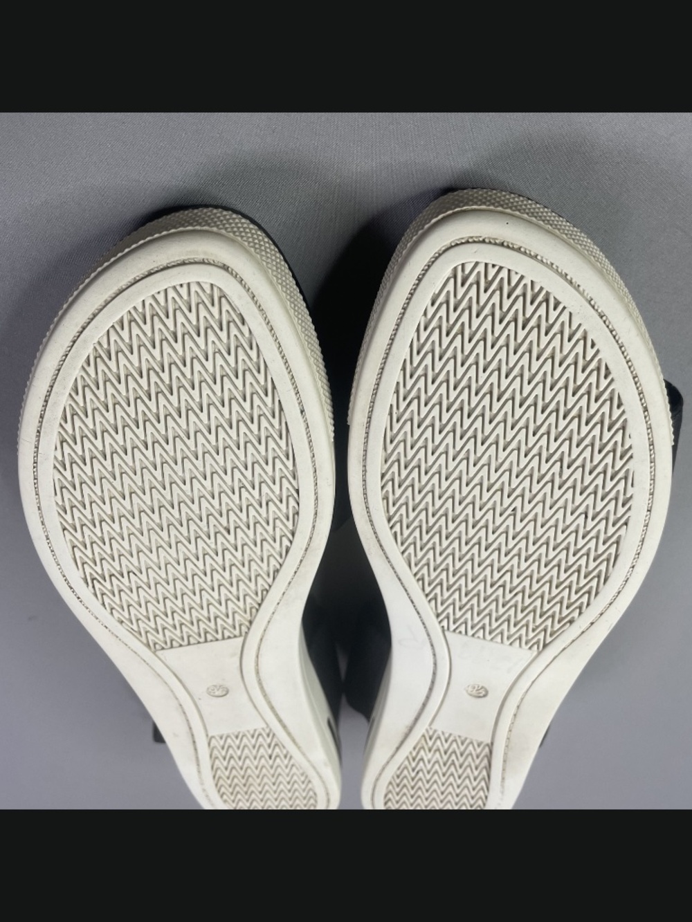 Eileen Fisher Shoes Womens 9.5 black white leather sandals summer casual - Picture 7 of 11